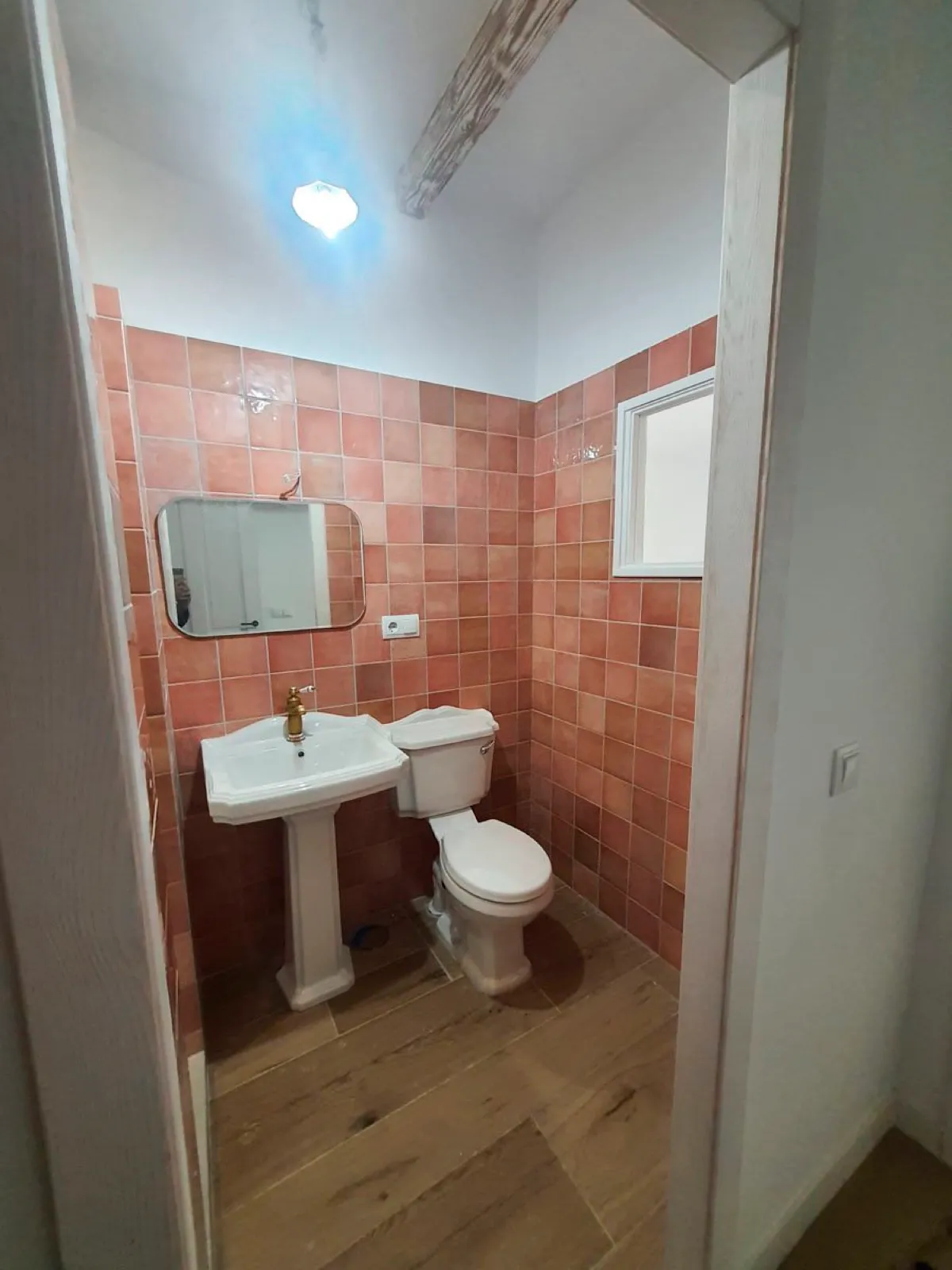 Reforma de baño rústico